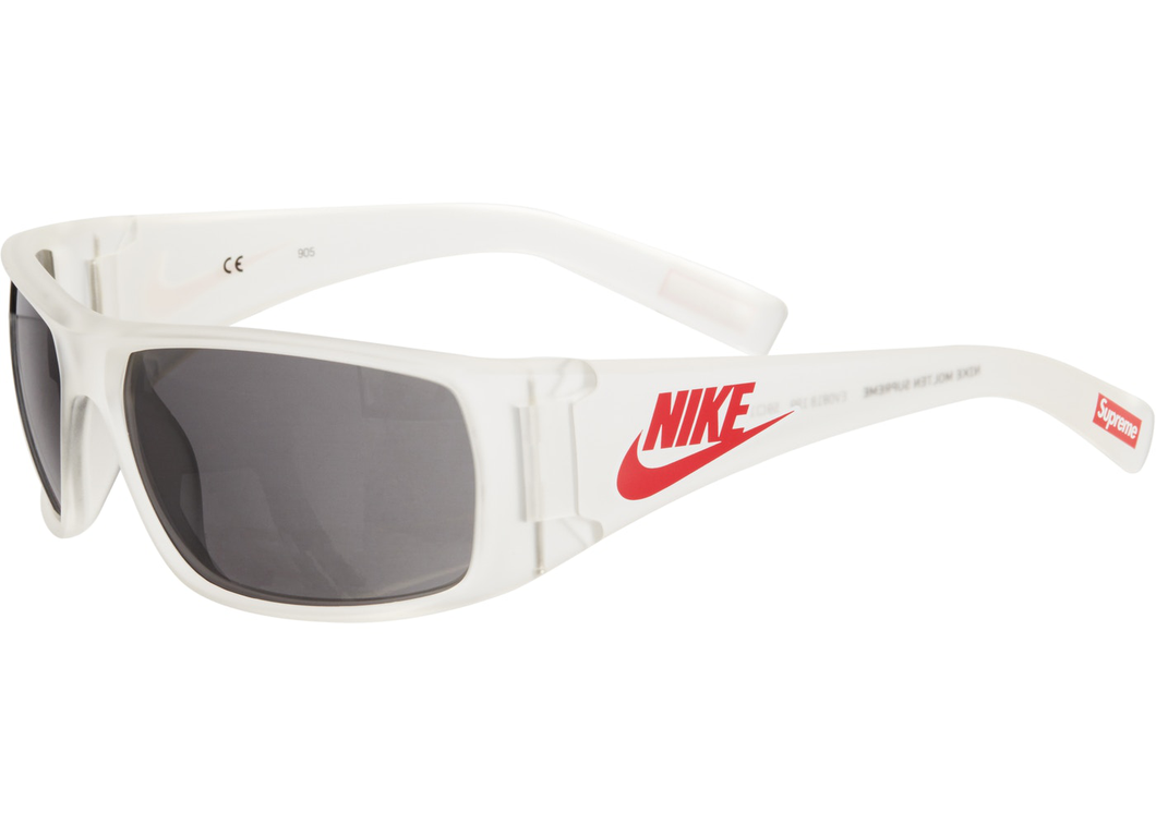 Lunettes de soleil Supreme Nike blanc givré