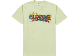 T-shirt Supreme Paint Logo Pale Mint Taille XL 