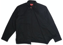 Load image into Gallery viewer, Supreme Pin Tuck Zip Up Shirt Black Size M
