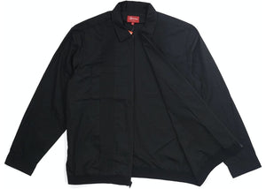 Chemise zippée Supreme Pin Tuck noire taille M