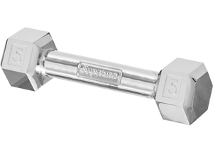 Supreme Plated Dumbbell Silver Plated