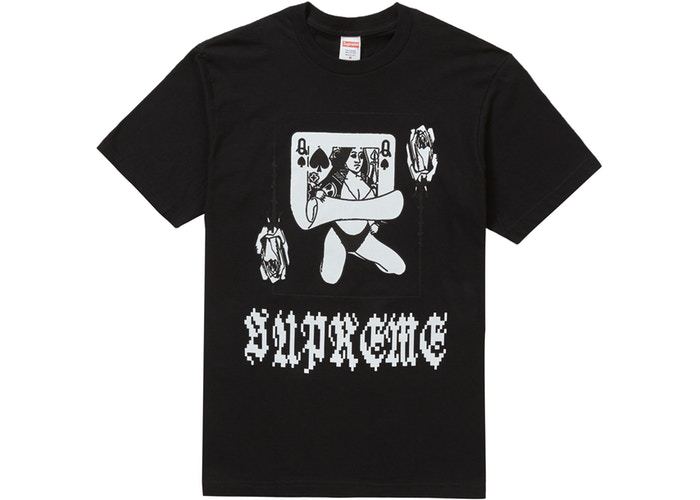 T-shirt Supreme Queen Noir Taille L 