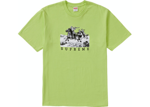 T-shirt Supreme Riders Heather Neon Green