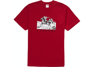 T-shirt Supreme Riders Heather Red Taille XL 