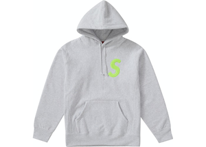 Sweat à capuche Supreme S Logo Gris cendré  