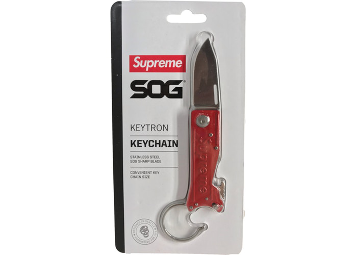 Couteau pliant Supreme SOG Keytron Rouge 