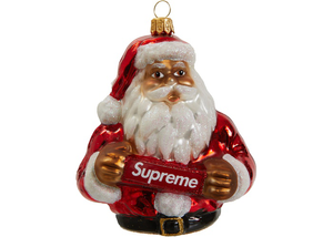 Supreme Santa Ornament Red