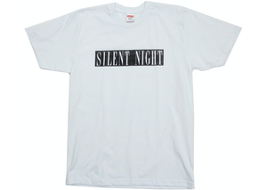 T-shirt Supreme Silent Night Blanc (2014) Taille M