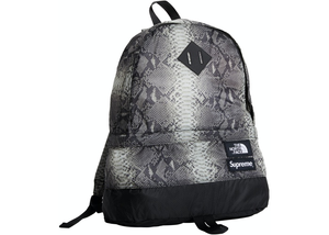 Sac à dos léger Supreme The North Face Snakeskin Noir