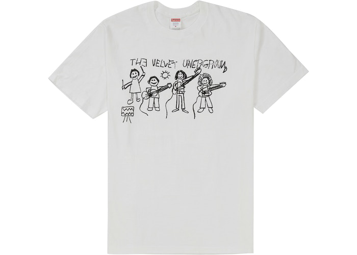 Supreme The Velvet Underground Drawing Tee White Size XL