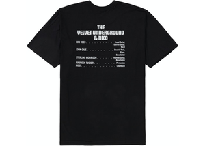 T-shirt Supreme The Velvet Underground & Nico Noir Taille L