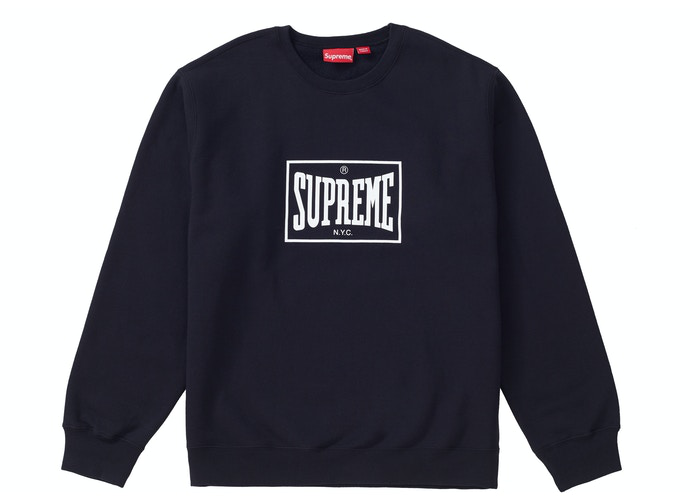 Sweat à capuche ras du cou Supreme Warm Up Noir Taille XL