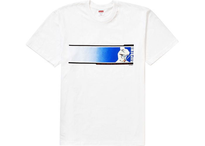 T-shirt Supreme We're Back Blanc chiné Taille XL 