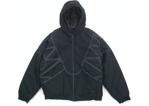 Supreme Zig Zag Stitch Puffy Jacket Black