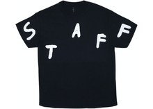 Load image into Gallery viewer, Travis Scott Astrofest 2019 Staff Embossed Tee Black Size S
