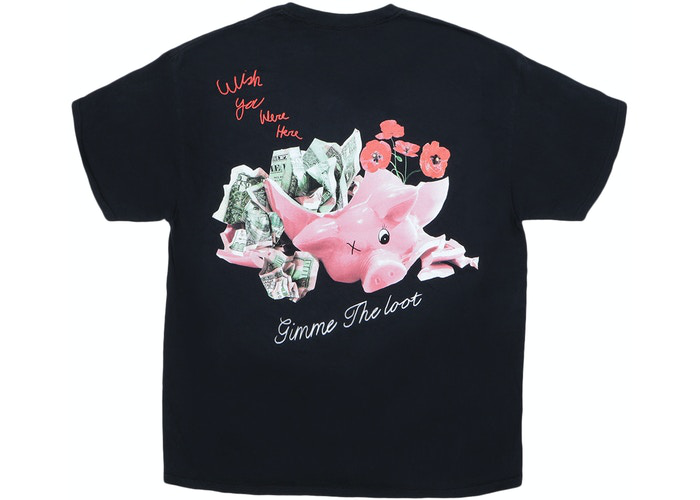 Travis Scott Astroworld Barclays Exclusive Pig T-Shirt Black Size M