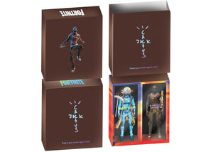 Coffret Duo de figurines d'action Travis Scott Cactus Jack Fortnite 12"