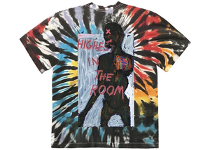 T-shirt Tie Dye Travis Scott Highest In The Room Taille S