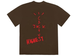 T-shirt Travis Scott Jordan Cactus Jack Highest Marron Taille S