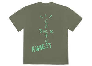 T-shirt Travis Scott Jordan Cactus Jack Highest Olive Taille S