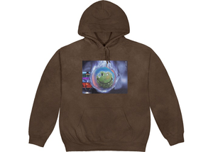 Sweat à capuche Travis Scott World Event noir blanchi taille L