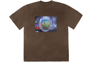 T-shirt Travis Scott World Event blanchi taille M