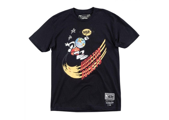 T-shirt Travis Scott x BR x Mitchell & Ness Rockets Noir Taille XL 