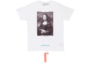 Virgil Abloh MCA Figures of Speech OFF-WHITE T-shirt Mona Lisa Blanc Taille XL