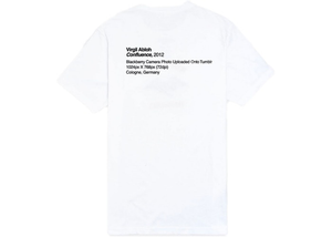 T-shirt Virgil Abloh x MCA Figures of Speech Blanc Taille M