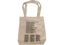 Load image into Gallery viewer, Virgil Abloh x MCA Figures of Speech Tote Tan
