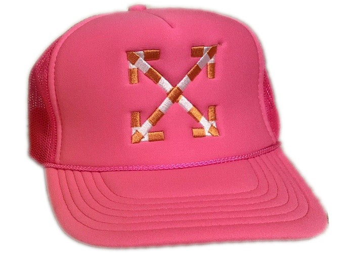 Casquette Virgil Abloh x MCA Figures of Speech Arrows rose