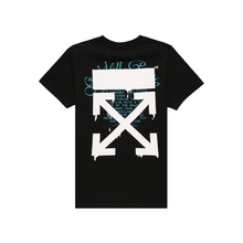 Charger l&#39;image dans la galerie, OFF-WHITE Dripping Arrows S/S Over T-shirt Noir Taille M
