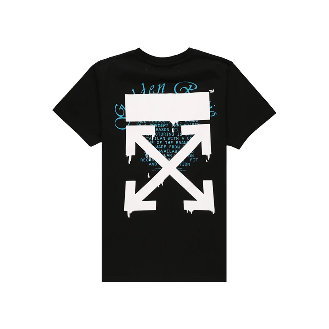 OFF-WHITE Dripping Arrows S/S Over T-shirt Noir Taille M