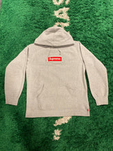 Charger l&#39;image dans la galerie, Sweat à capuche Supreme Box Logo - Gris/Rouge (2016)
