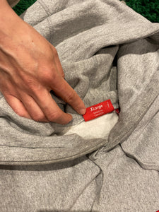 Sweat à capuche Supreme Box Logo - Gris/Rouge (2016)