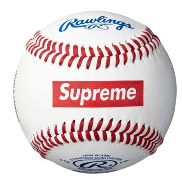 SUPREME/RAWLINGS - BASEBALL (BLANC) (2012)