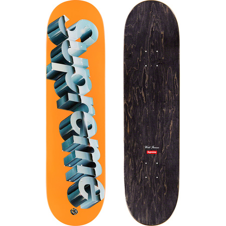 Planche de skateboard Supreme Chrome Logo Orange